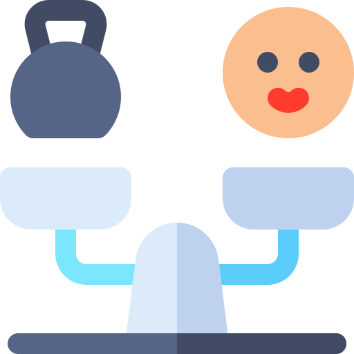 Equilibrar Basic Rounded Flat icono