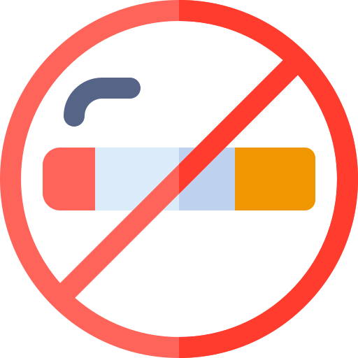No fumar Basic Rounded Flat icono