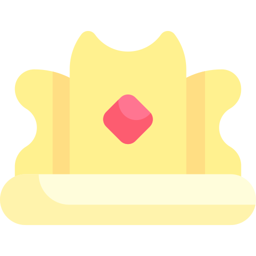 Crown Kawaii Flat icon