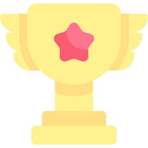 trofeo Kawaii Flat icona