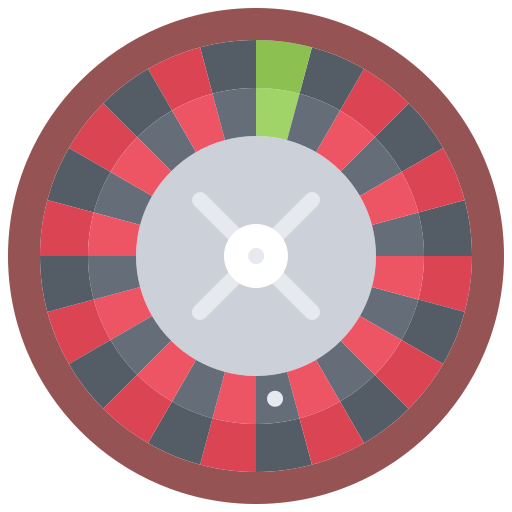 roulette Coloring Flat icona