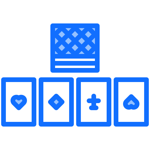 kaarten Coloring Blue icoon