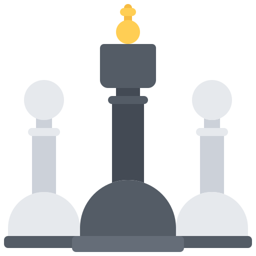 scacchi Coloring Flat icona