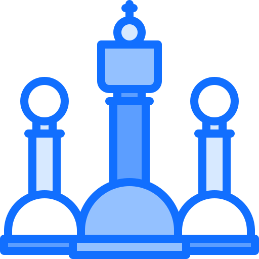 Ajedrez Coloring Blue icono