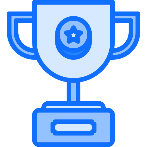 Trofeo Coloring Blue icono