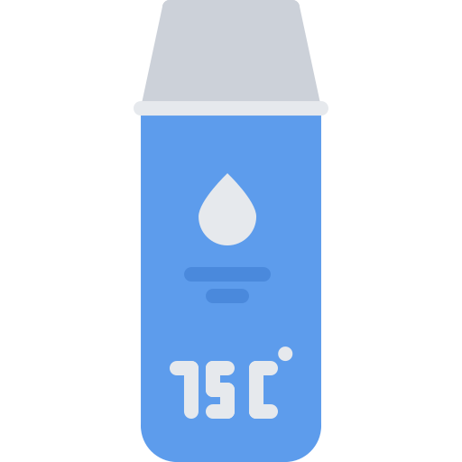 thermosflasche Coloring Flat icon