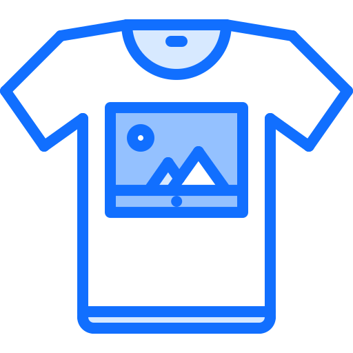Camiseta Coloring Blue icono