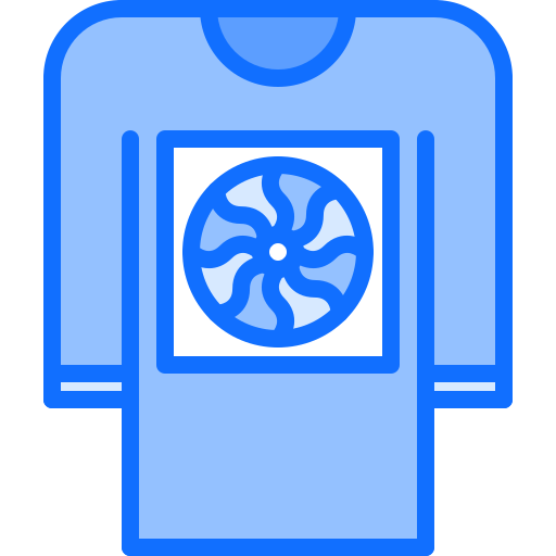 podkoszulek Coloring Blue ikona