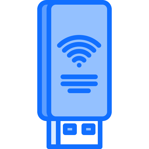 wi-fi Coloring Blue ikona