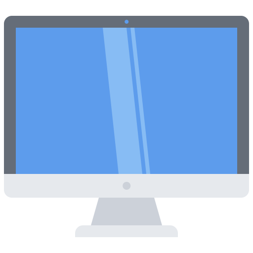 コンピューター Coloring Flat icon
