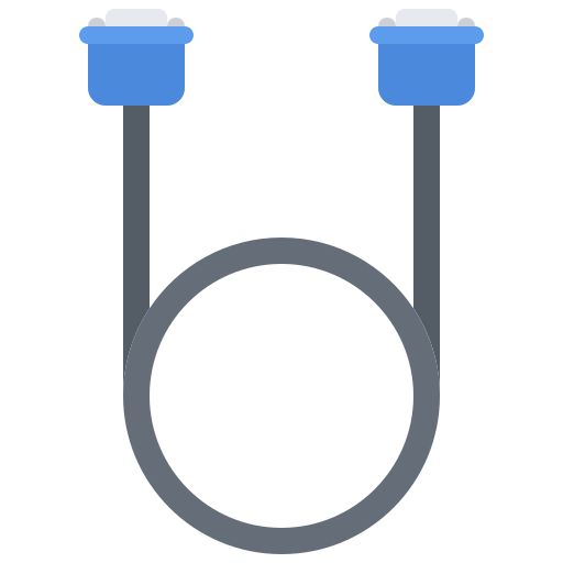Vga cable Coloring Flat icon