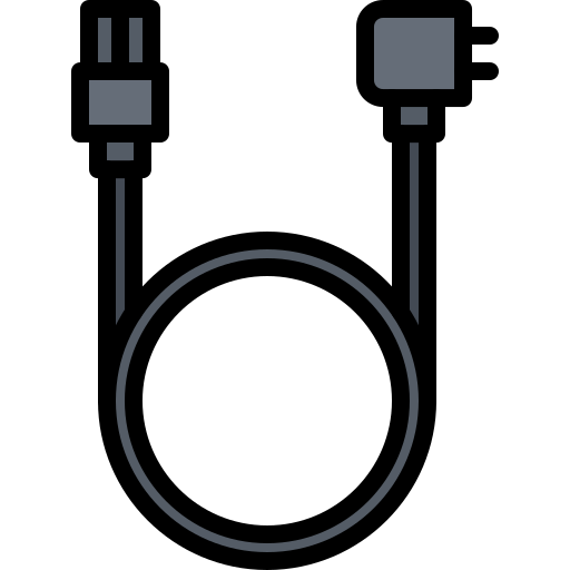 Power cable Coloring Color icon