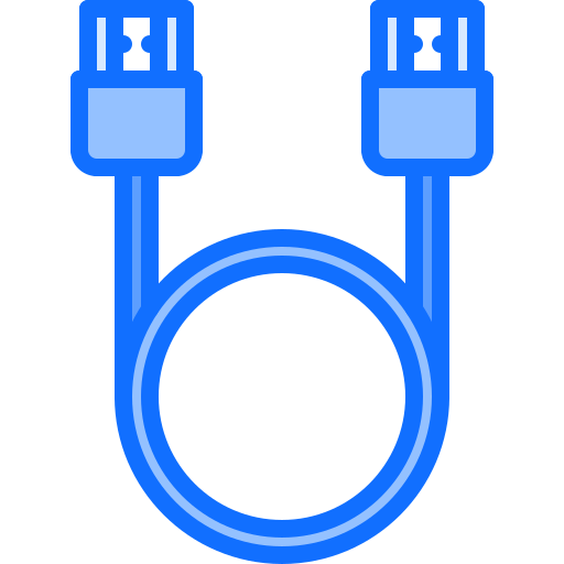 hdmi Coloring Blue icoon