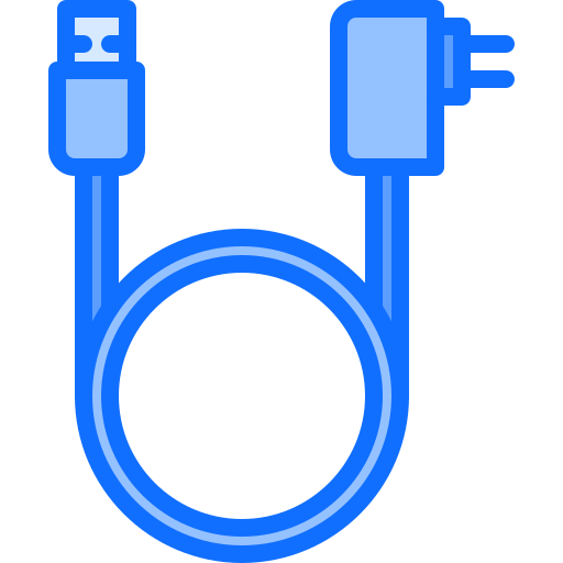 충전기 Coloring Blue icon