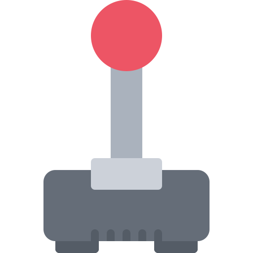 Joystick Coloring Flat icon