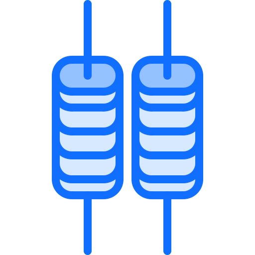Resistor Coloring Blue icon
