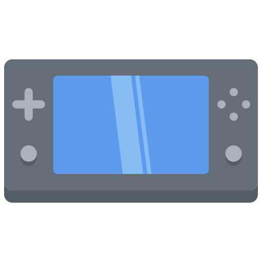 konsola podręczna Coloring Flat ikona