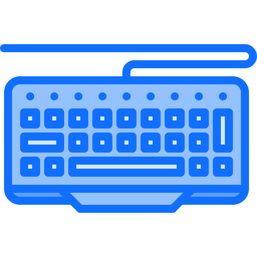 Keyboard Coloring Blue icon