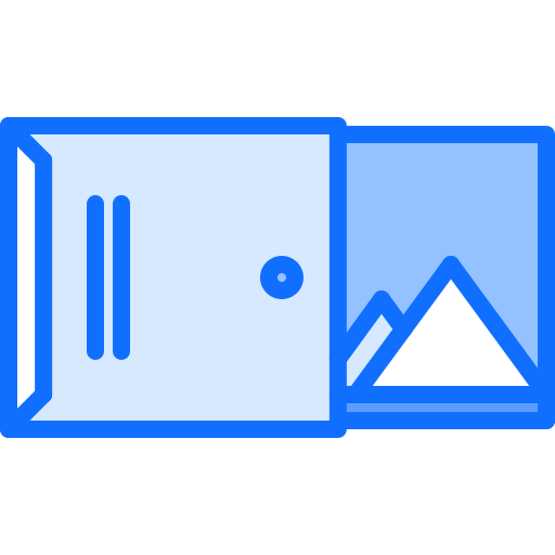 Folder Coloring Blue icon