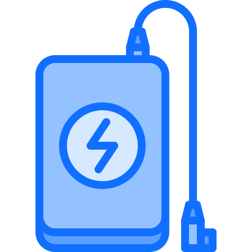 Battery Coloring Blue icon