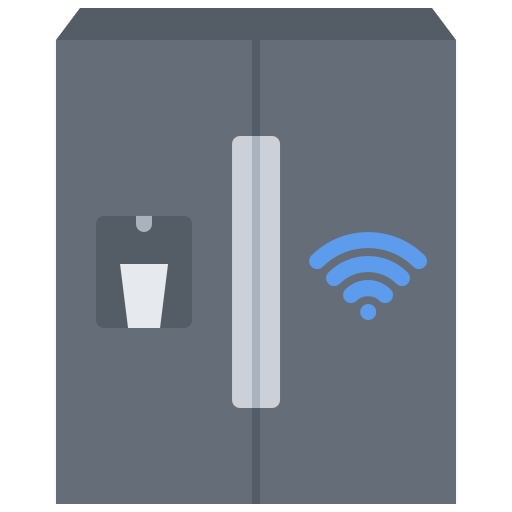 Холодильник Coloring Flat иконка