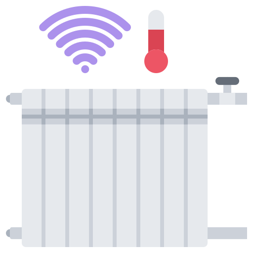 Calentador Coloring Flat icono