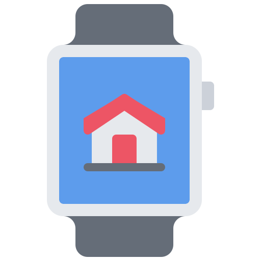 スマートウォッチ Coloring Flat icon