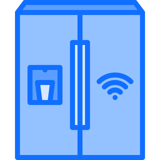 kühlschrank Coloring Blue icon