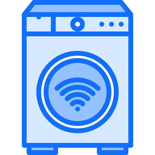 waschmaschine Coloring Blue icon