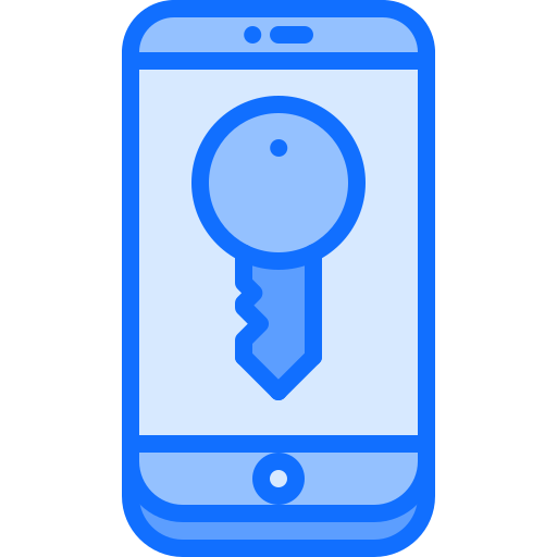 鍵 Coloring Blue icon