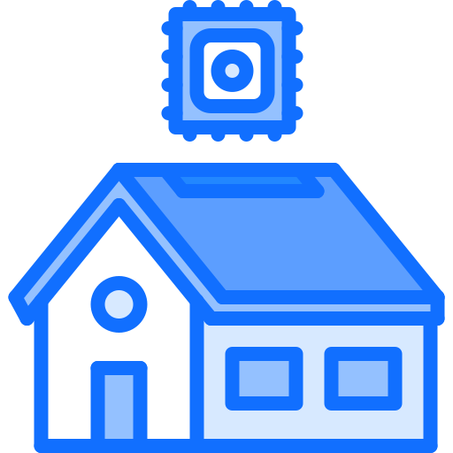 Cpu Coloring Blue icono