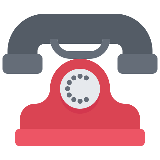 Telephone Coloring Flat icon