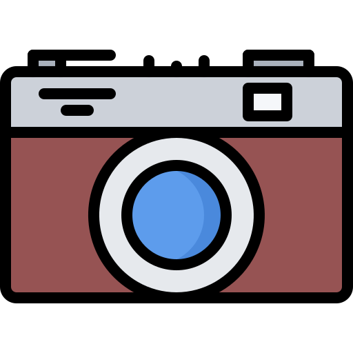 camera Coloring Color icoon
