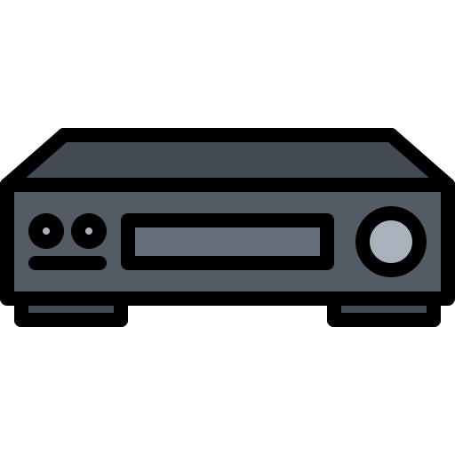 Vhs player Coloring Color icon