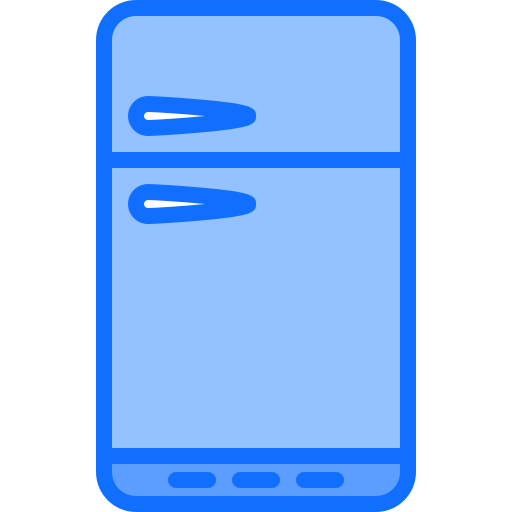 koelkast Coloring Blue icoon