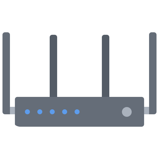 router Coloring Flat icon