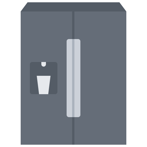 Refrigerator Coloring Flat icon