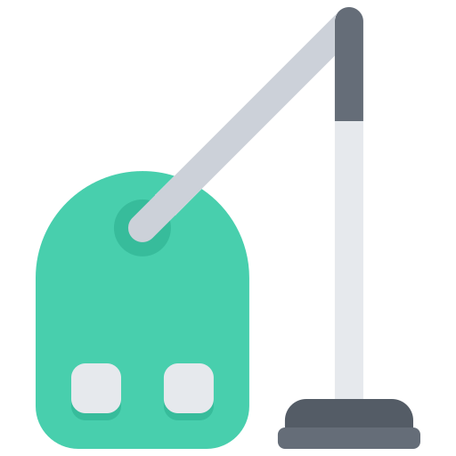 Vacuum cleaner Coloring Flat icon
