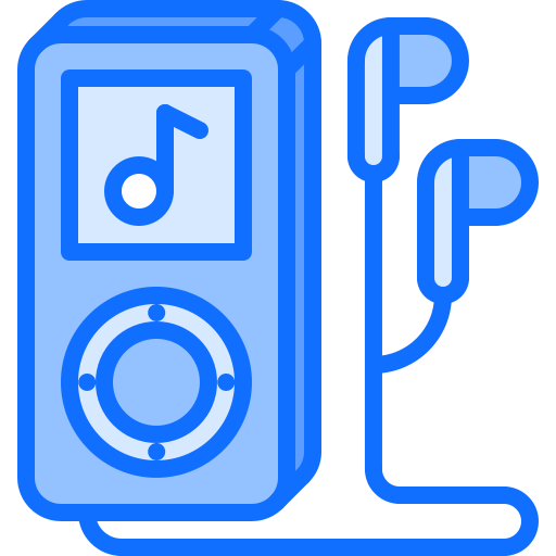 Reproductor de música Coloring Blue icono