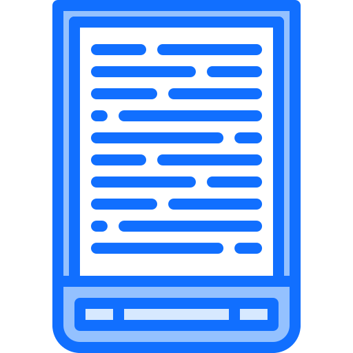 ebook Coloring Blue icon