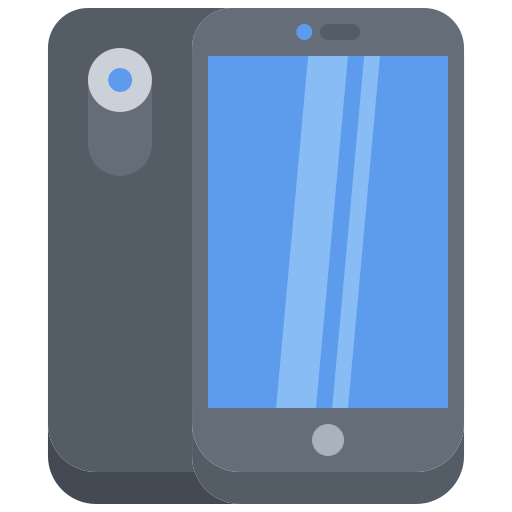 smartfon Coloring Flat ikona