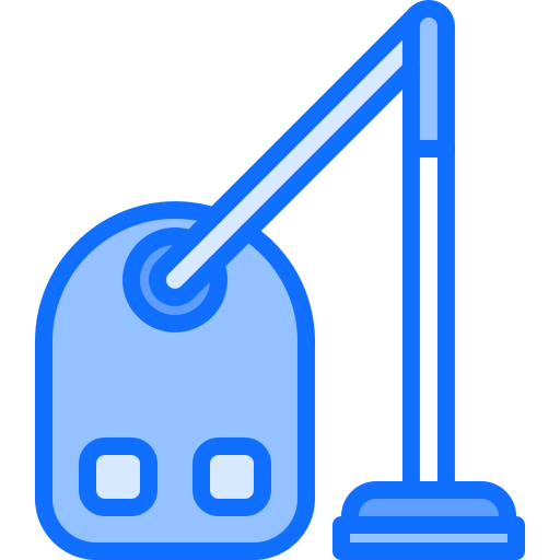 진공 청소기 Coloring Blue icon