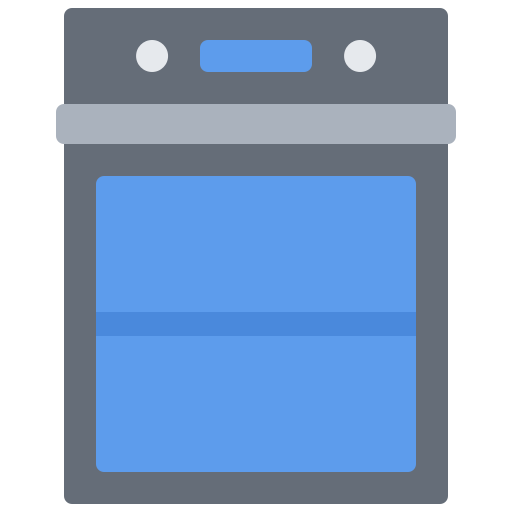 Oven Coloring Flat icon