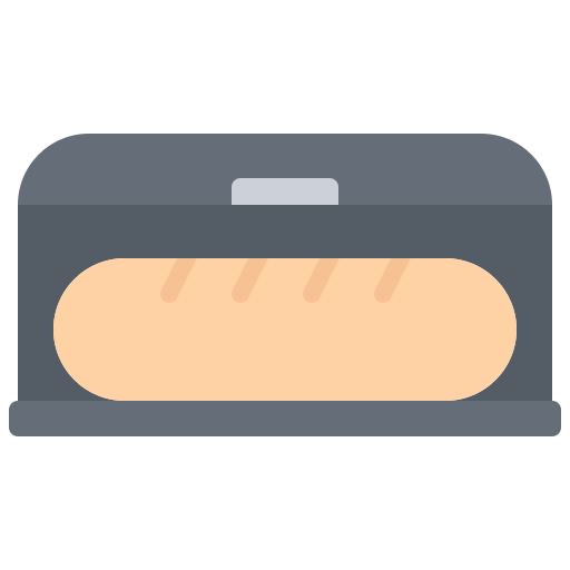 Breadbox Coloring Flat icon