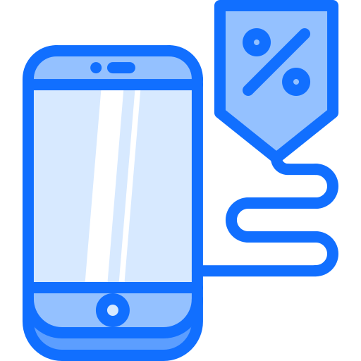 Teléfono inteligente Coloring Blue icono