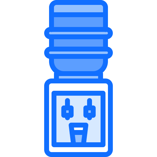 wassermaschine Coloring Blue icon