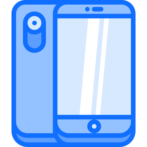 smartphone Coloring Blue icon