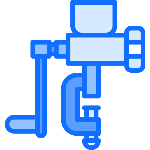 Meat grinder Coloring Blue icon