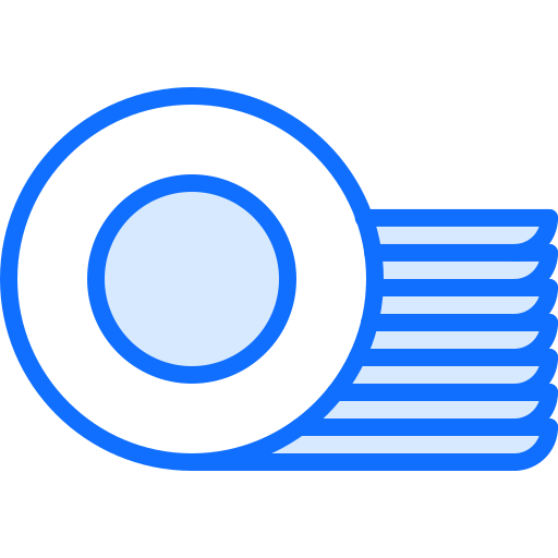 Platos Coloring Blue icono