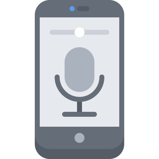 Microphone Coloring Flat icon